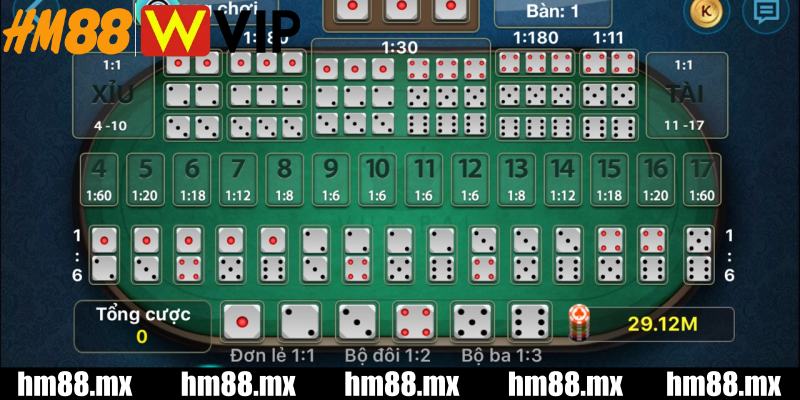 Áp dụng cách chơi tài xỉu online ngay tại HM88
